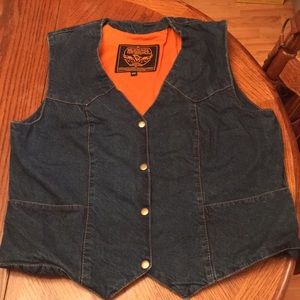 Women’s Xxl Denim Vest Milwaukee Performance